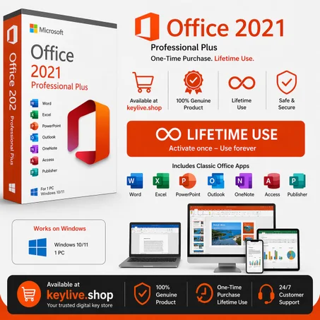 Ms Office -2021 Professional Plus product key lifetime