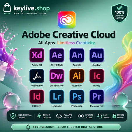 Adobe Creative Cloud (1-Year Subscription)