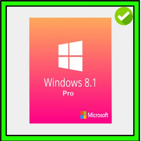 Windows, 8.1 Pro Retail Genuine Original Lifetime Activation