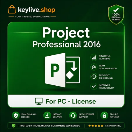 PROJECT PROFESSIONAL 2016 ACTIVATION KEY – (PC)