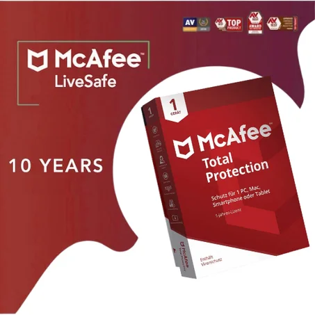 McAfee- Total -Protection 2026 | 1 device |10Years PC-Mac-Android