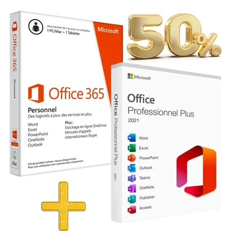 Office 365 Pro Plus 5 devices + Office 2021 Pro Plus 1 PC Activation Lifetime