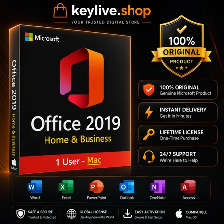 Microsoft Office 2019 Home & Business Key for 1 Mac | Download