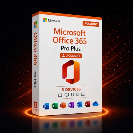 Account -Microsooft Office 365 Pro Plus 5 devices