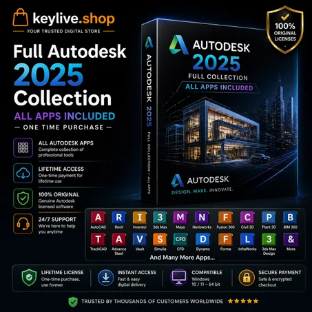 Full Autodesk 2025 Collection – All Apps Included – Only $29!