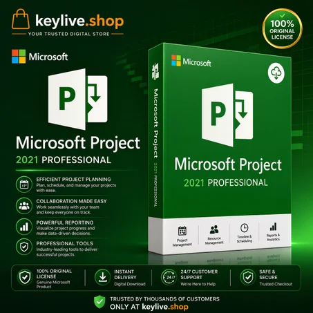 PROJECT PROFESSIONAL 2021 ACTIVATION KEY – (PC)