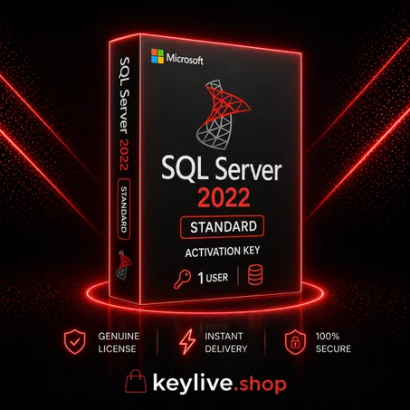 SQL SERVER 2022 STANDARD ACTIVATION KEY – 1 USER