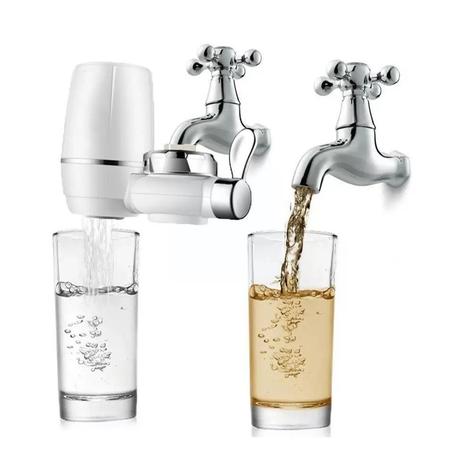 منقي مياه صنبور المطبخ، فيلتر سيراميك لتصفية الماء المنزلي القابل للغسل