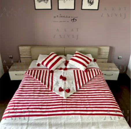 Plaid à Pompon