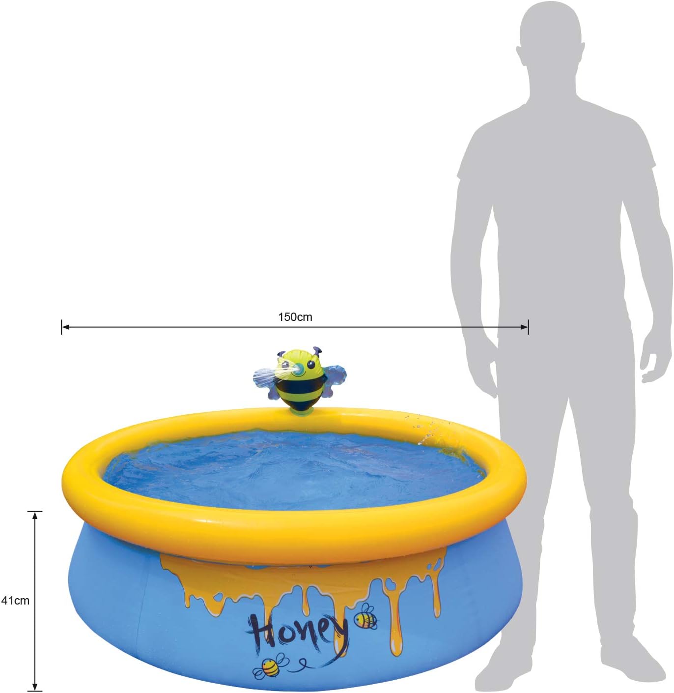 Piscine gonflable مسبح قابل للنفخ للأطفال