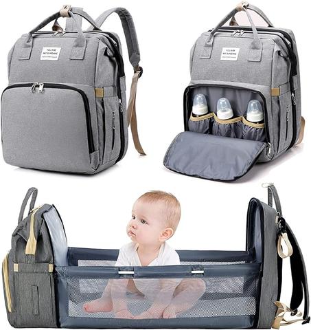 Sac à dos, sac à langer pour maman papa, grand voyage couche fourre-tout bébé