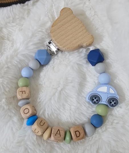 حامل مصاصة الرضع مشخصة بالإسم للذكور