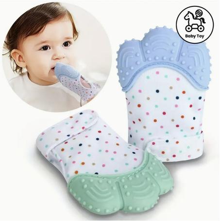 قفازات التسنين السيليكونية