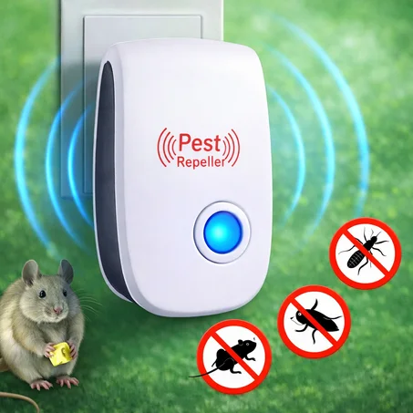 طارد الحشرات الإلكتروني بالموجات فوق الصوتية