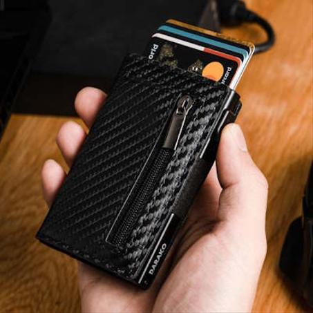 - محفظة صغيرة للرجال والنساء - حامل بطاقات ائتمان - - محفظة رفيعة،