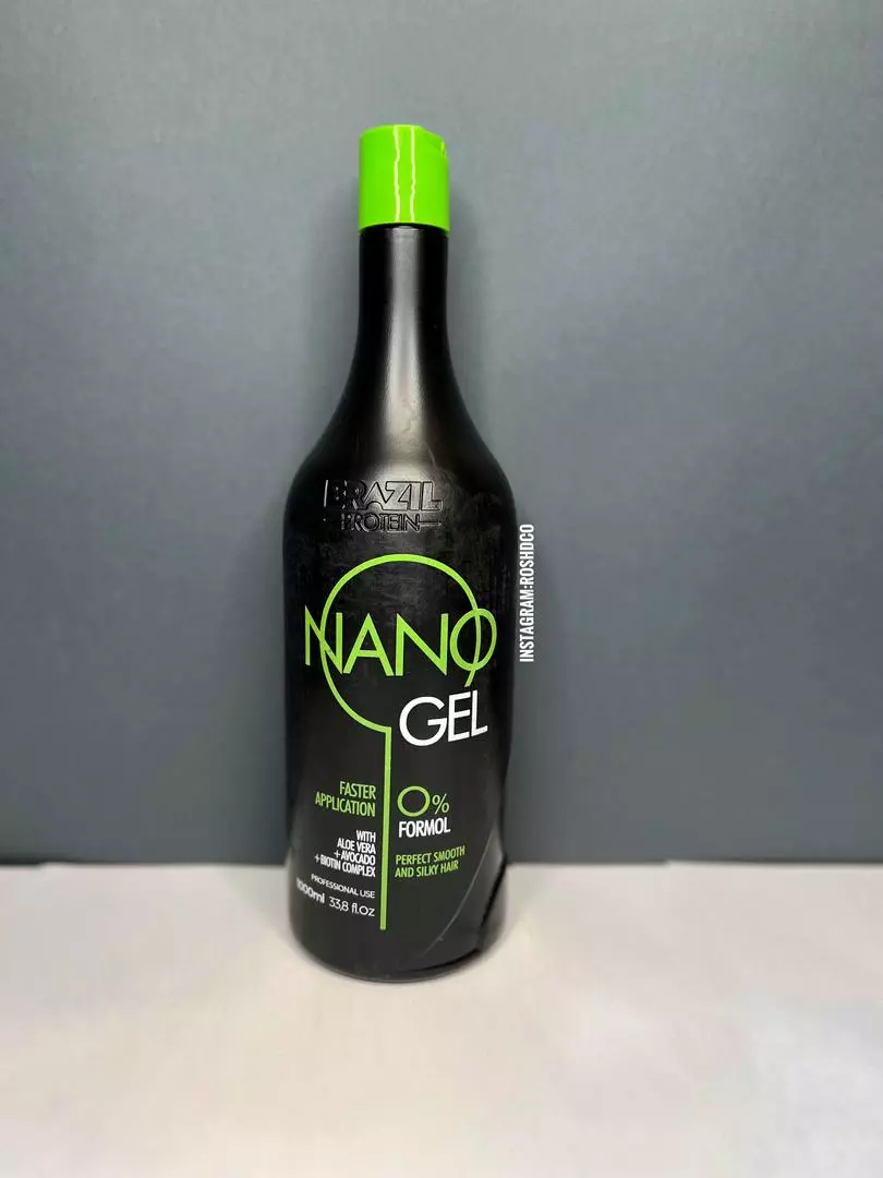 بروتين تمليس الشعر نانو جل بدون فورمول من برازيل بروتين (Brazil Protein Nano Gel - 0% Formol)