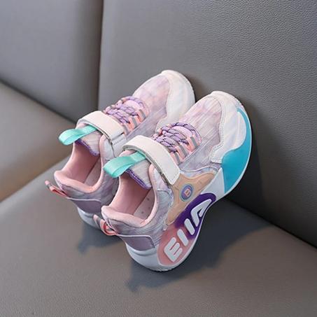 أحذية مكتنزة عصرية بإضاءة LED قابلة للتنفس للأطفال للجنسين