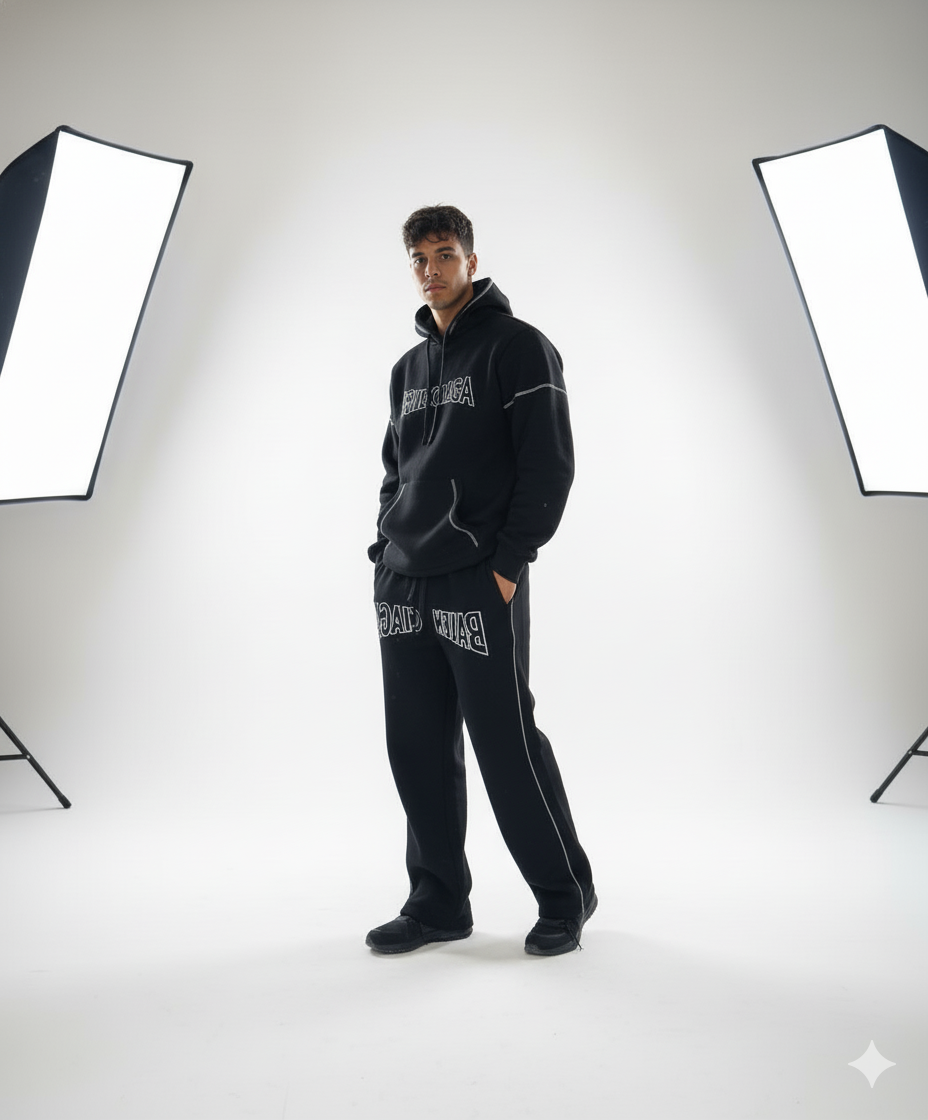 hoodie oversize + baggy pant