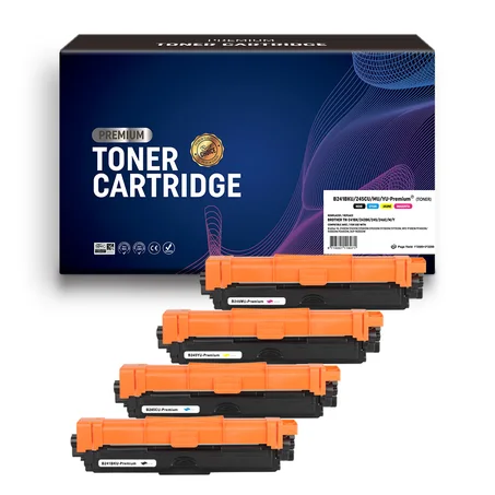 B241BKU/245CU/MU/YU-Premium Compatible pour TN-241BK/242BK/245/246C/M/Y C/K/M/Y Toner cartridge Brother Compatible K:2500 C/M/Y:2200 Pages