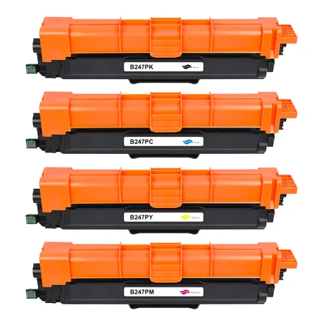 B247PK/C/M/Y Compatible pour TN-247BK/C/M/Y C/K/M/Y Toner cartridge Brother Compatible K:3000 C/M/Y:2300 Pages