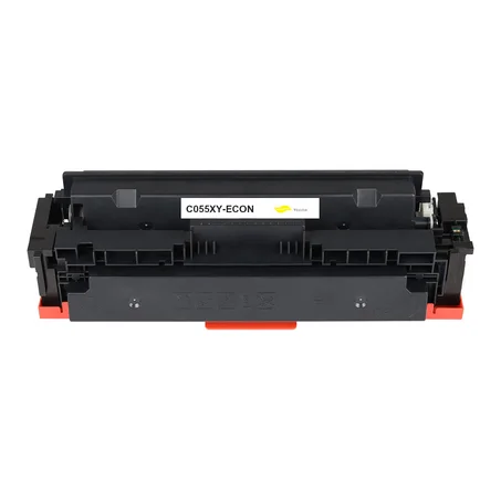 C055XY-ECON Compatible pour Cartridge 055H Jaune Toner cartridge canon Compatible 5,900 Pages Sans niveau d'encre