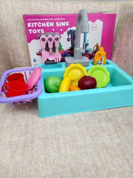 لعبة حوض المطبخ بالحنفية والماء الحقيقي  😍😍