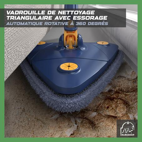 Vadrouille De Nettoyage Triangulaire Avec Essorage Automatique Rotative à 360 Degrés