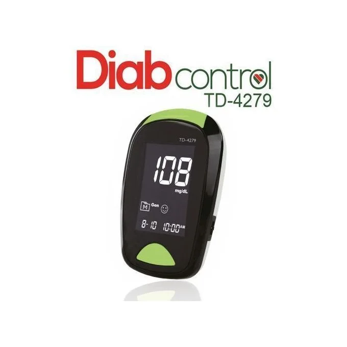 جهاز قياس السكر Diabcontrol Kit de Lecteur de Glycemie + 10 Bandelettes + 10 Lancettes