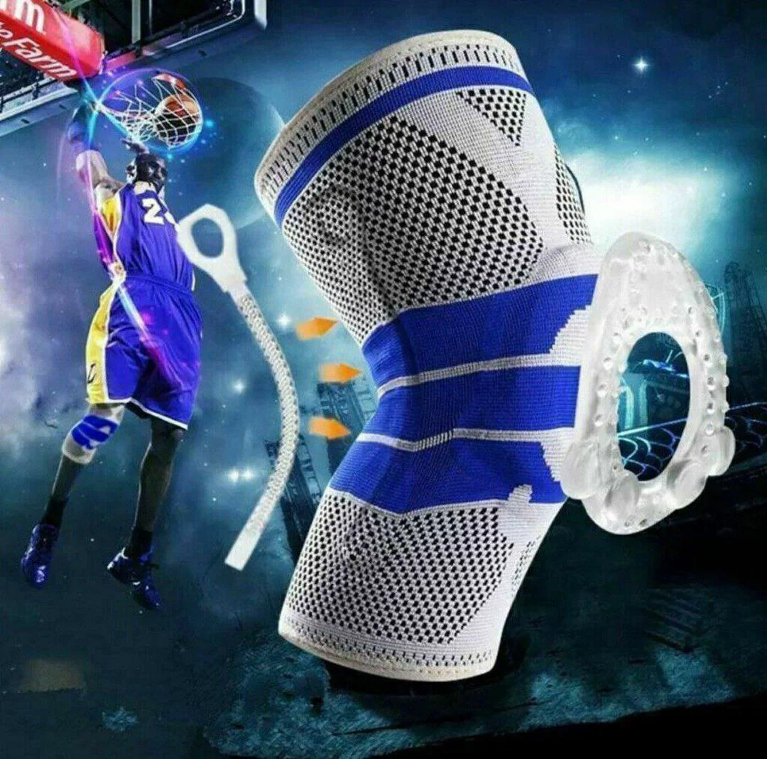 Basket Silicone Full Knee Brace حزام للركبة مزود بسليكون  لحماية الركبة
