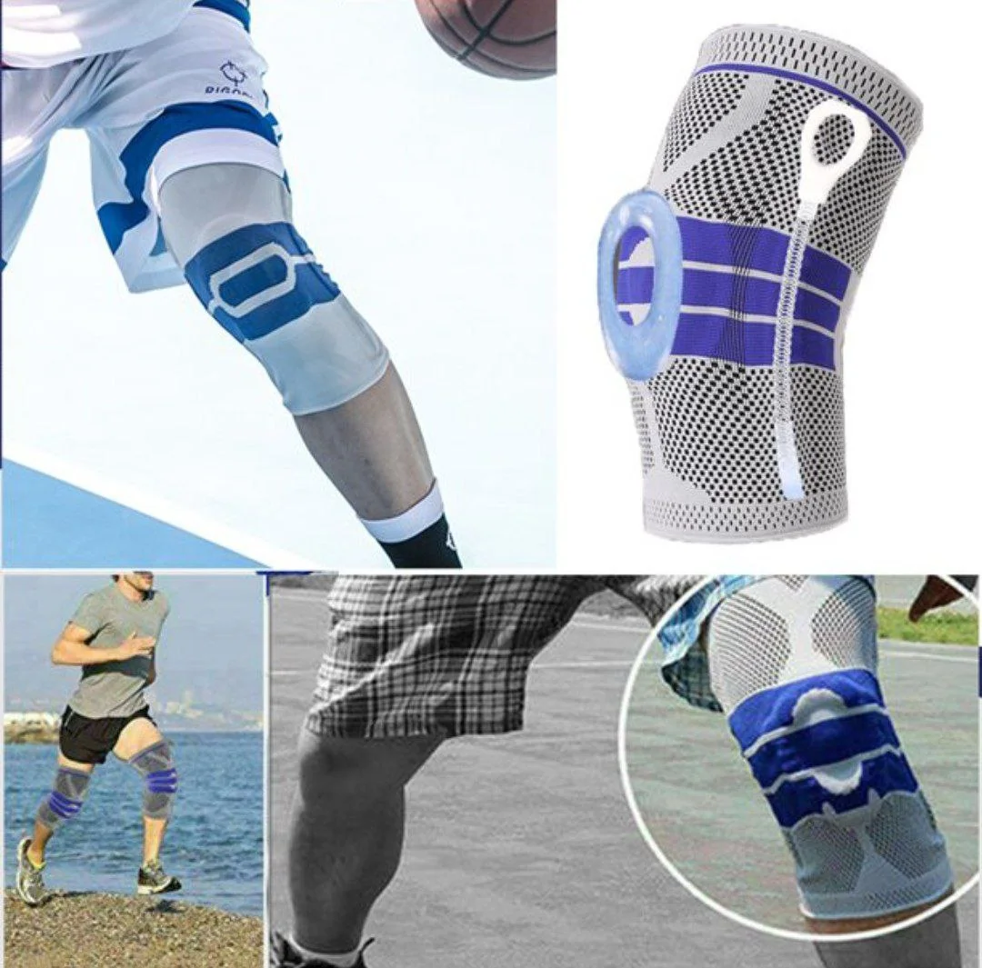 Basket Silicone Full Knee Brace حزام للركبة مزود بسليكون  لحماية الركبة