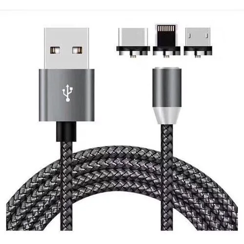 gtwin câble magnétique 3 IN 1 usb C iphone (1m)  كابل شحن مغناطيسي كابل يتناسب مع جميع أنواع الهواتف