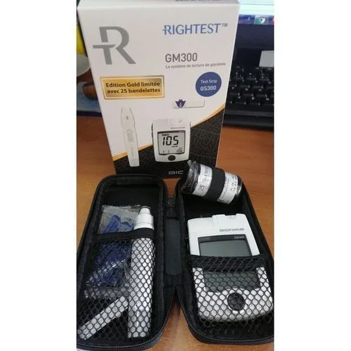 جهاز قياس السكرBionime APPAREIL DE LECTURE GLYCEMIE GM300 EDITION GOLD LIMITEE AVEC 25 BANDELETTES