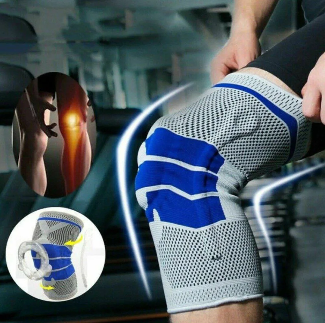 Basket Silicone Full Knee Brace حزام للركبة مزود بسليكون  لحماية الركبة