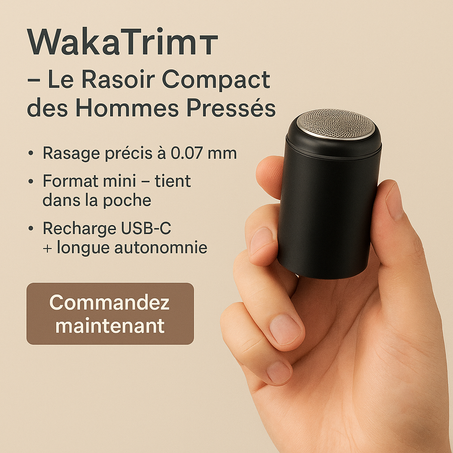 WakaTrim™ - Rasoir électrique multifonction -