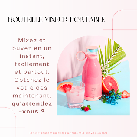 Bouteille Mixeur Portable