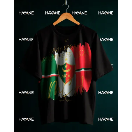T-shirt MCA "Champions d'Algérie 2025"
