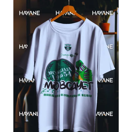 T-shirt MOB Béjaïa - "L'Étoffe des Champions"