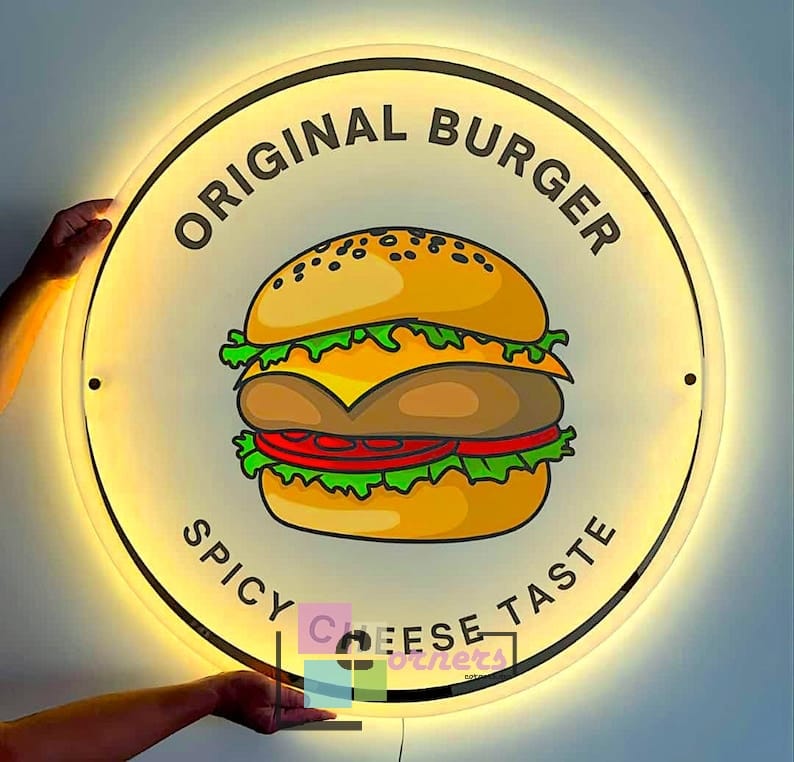 Round Business Logo Sign