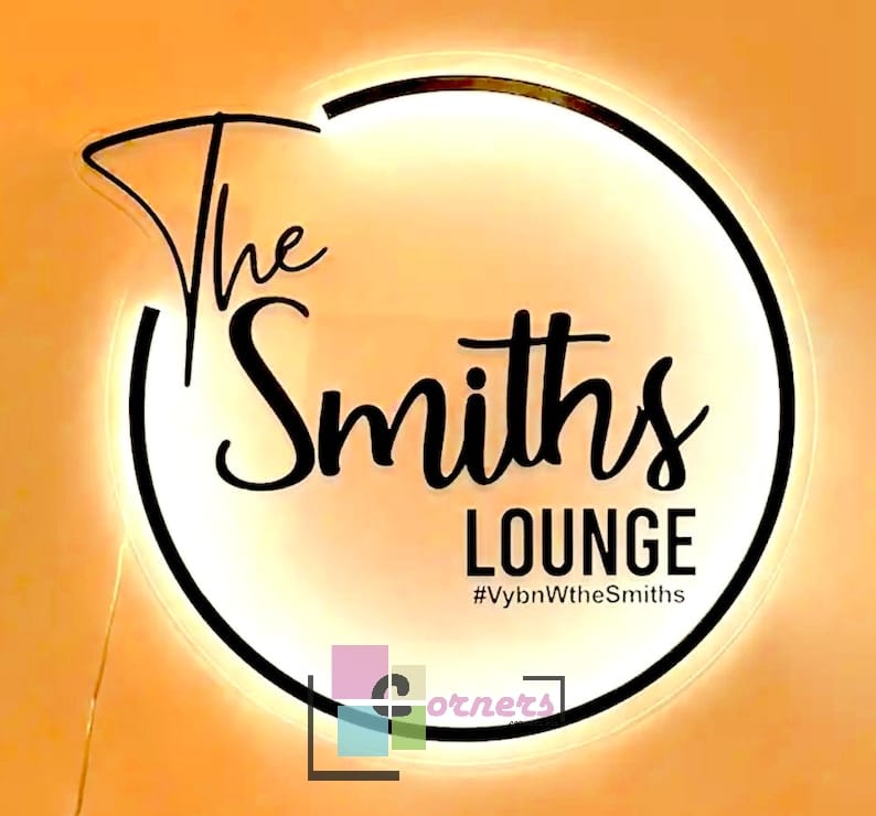 Round Business Logo Sign