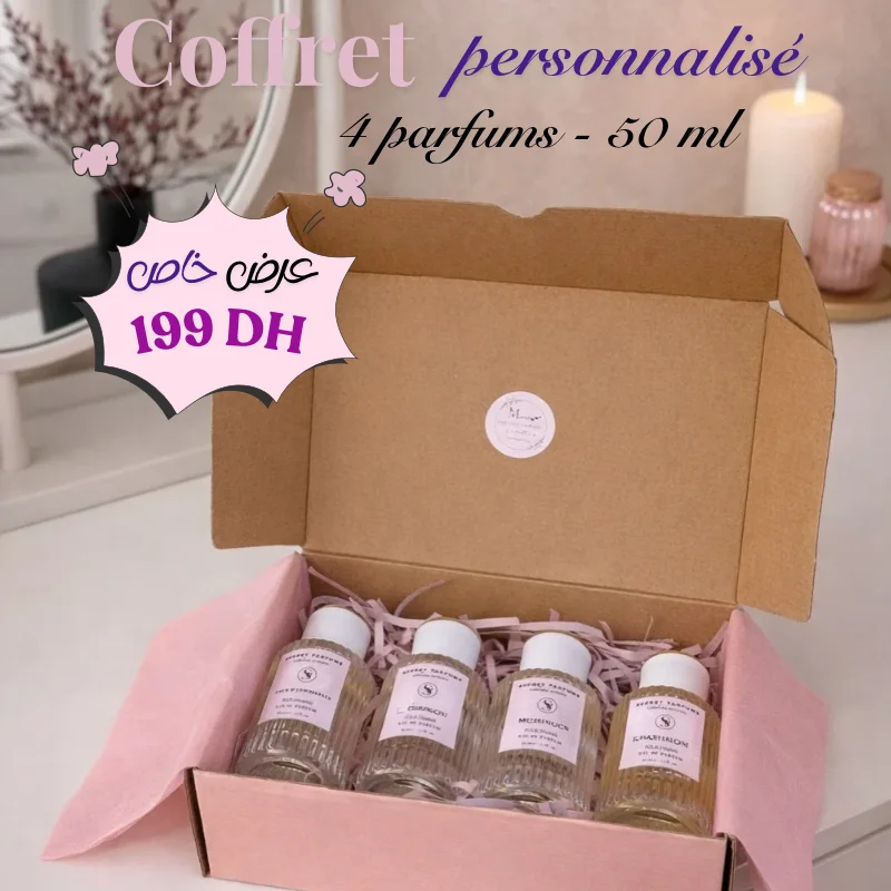 Pack 4 parfums - 50 ml