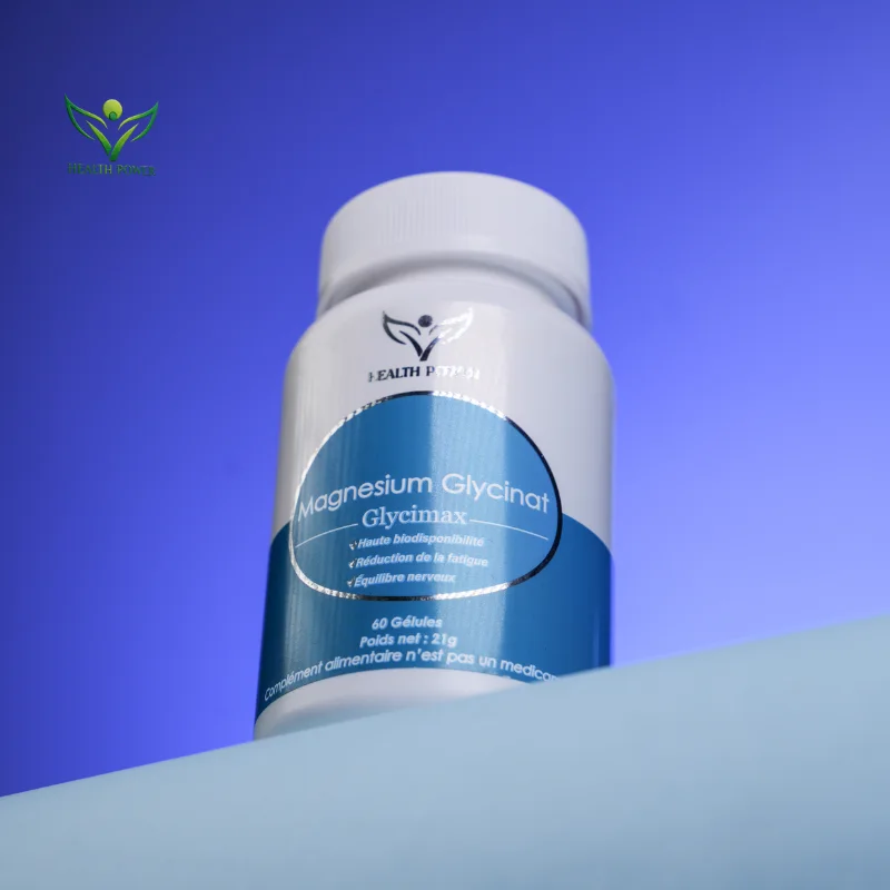 مكمل المغنيسيوم غليسينات HealthPower – دعم الأعصاب، النوم والطاقة