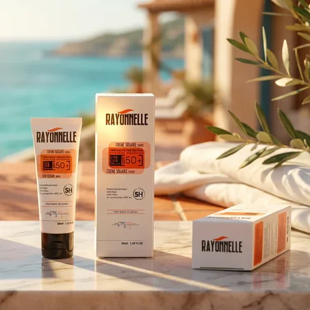 Rayonnelle SPF50+ Invisible et Tiente (واقي الشمس )