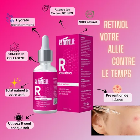 - سيروم الرتينول رايونيل - استمتعي ببشرة خالية من الخطوط الدقيقة والتجاعيد