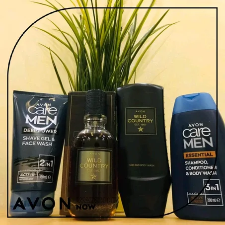 مجموعة للرجال مكونة من عطر+كريم الحلاقة + غسول الجسم و الشعر