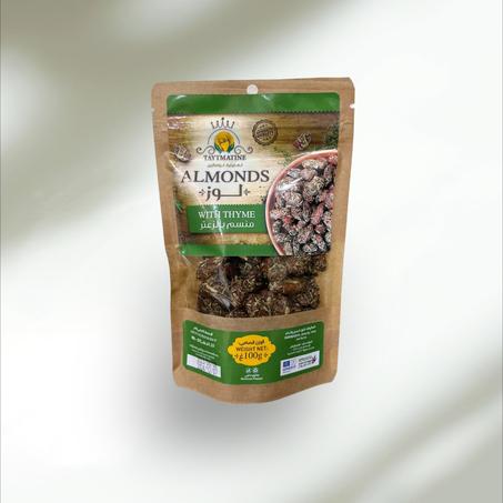 لوز منسم بالزعتر  100g