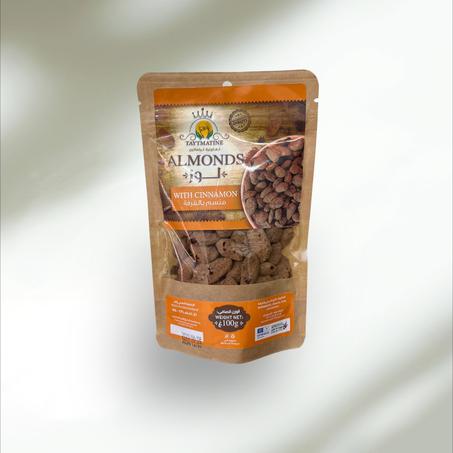 لوز منسم بالقرفة  100g