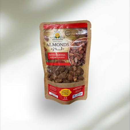 لوز منسم بالهريسة  100g