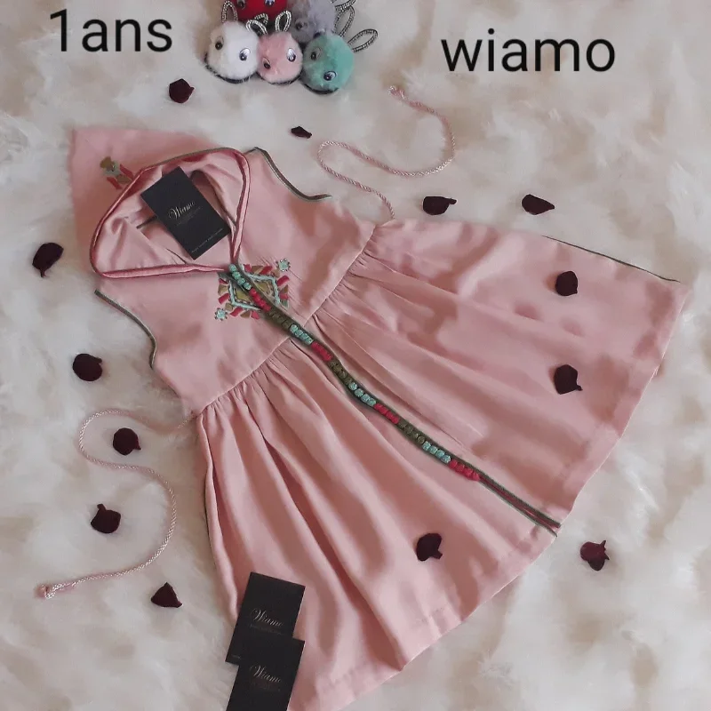 Robe Jellaba bleu roi (1 an)