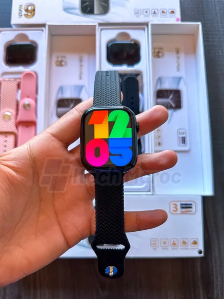 Smart Watch Serie9 + 3 ceintures( Qualite Comme Original )