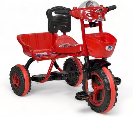 دراجة توازن للأطفال بعمر من 2-6 سنوات البدر، ثلاثية العجلات مع مقعدين لطفلين